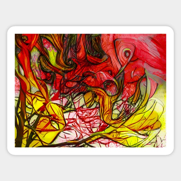 The Burning Bush Encounter Sticker by PictureNZ